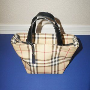 Small Classic Vintage Burberry Tote